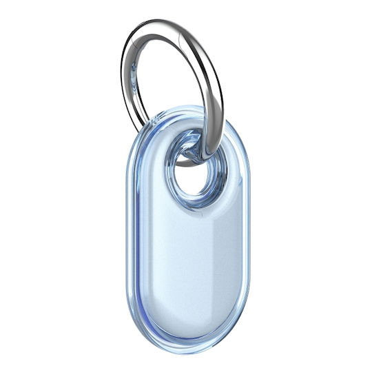 Samsung Galaxy SmartTag 2 Keychain Waterproof Protective Case IP68 Transparent Blue
