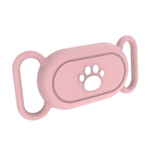 Waterproof Protective Silicone Case Samsung Galaxy SmartTag 2 Pet Life Pink Cat Claw