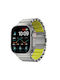 Nomad Stratos Titanium Grade 4 Band FKM Metal Bracelet Apple Watch Series 42 44 45 46 49mm Ultra 1 2 3 Natural Titanium Volt Lime Green Nm011147858
