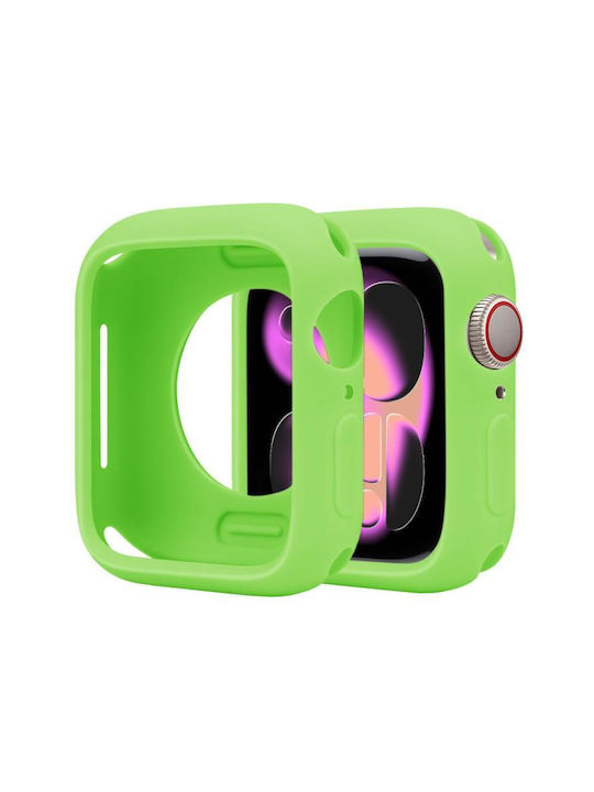 Apple Watch Series 11/10 46mm Silicone Watch Case Candy Half Coverage Green