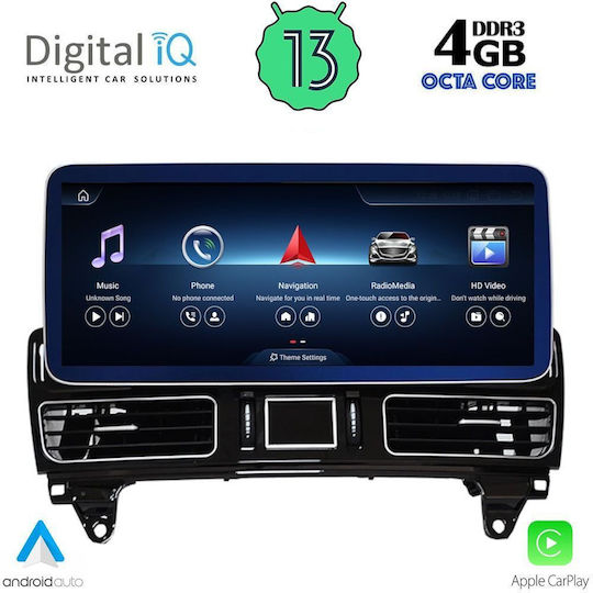 Digital IQ Ηχοσύστημα Αυτοκινήτου για Mercedes-Benz GLE 2015-2019 (Bluetooth/USB/WiFi/GPS/Apple-Carplay/Android-Auto) με Οθόνη Αφής 12.3"