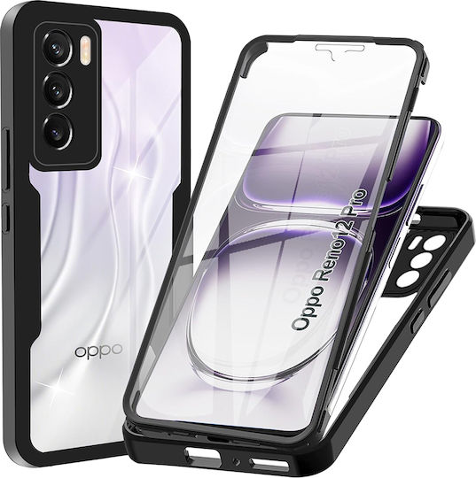 Techsuit Colorverse С пълно покритие (360°) Прозрачен (Oppo Reno12 Pro)