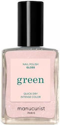 Manucurist Green Glossy Βερνίκι Νυχιών Green 15ml