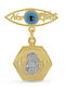 Vitopoulos Child Safety Pin made of Gold 9K