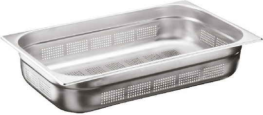 Tavă Gastronorm Perforată Din Oțel Inoxidabil Raki GN 1/1 65mm 8,1 Lt