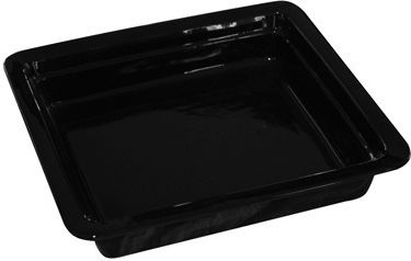 Tavă Buffet Gastronorm Culinaro Porțelan Gn 1/2-60 325x265x60mm 3.6lt Neagră