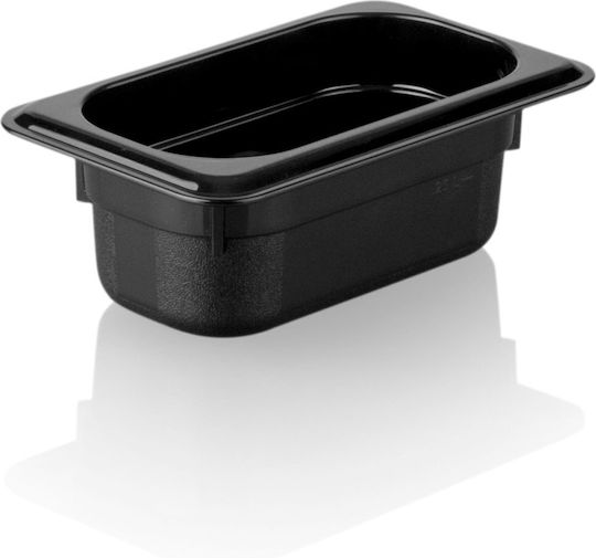 Culinaro Polypropylen Gastronorm Pfanne 1/9-65 176x108x65mm 570ml Schwarz