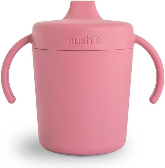 Mushie Baby Cup made of Plastic Pink 230ml