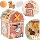 Tooky Toys Παιχνίδι Ταξινόμησης Σχημάτων από Ξύλο
