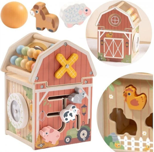 Tooky Toys Παιχνίδι Ταξινόμησης Σχημάτων από Ξύλο