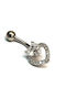 Amalfi Accessories Bauchnabel Piercing aus Stahl