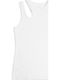 Women's Blouse Cotton Sleeveless White