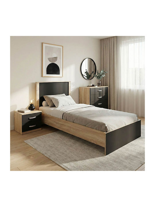 Bedroom Furniture Set Athos Sonoma Anthracite w...