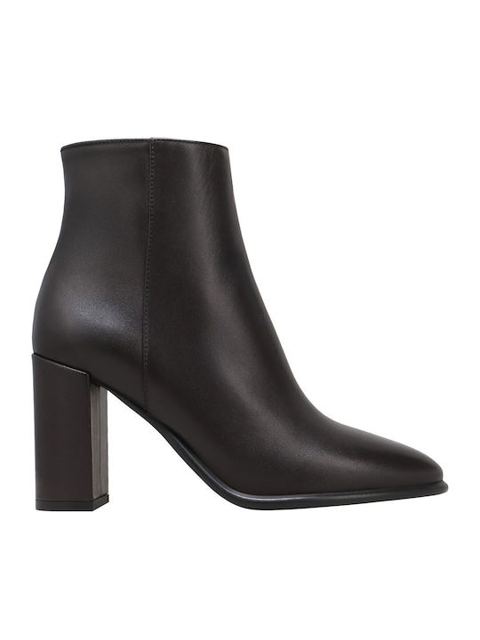 Kalogirou Leather Women's Ankle Boots with High...