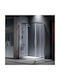Devon Flow Corner Entry Kabine für Dusche mit Schieben Tür 117x119cm Klarglas