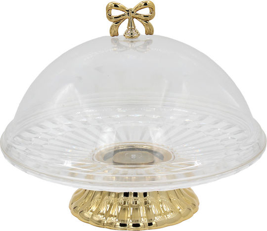 Keskor Cake Stand Transparent 31x31x25cm