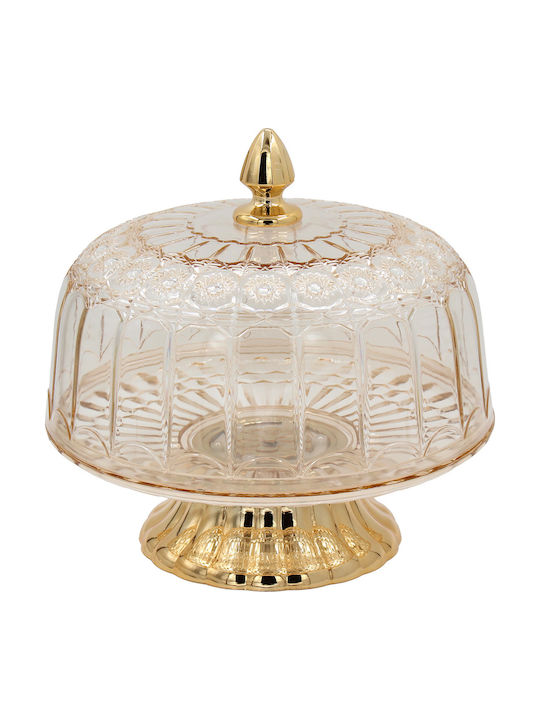Keskor Tortieră Plastic cu Capac Maro 26x26x24buc