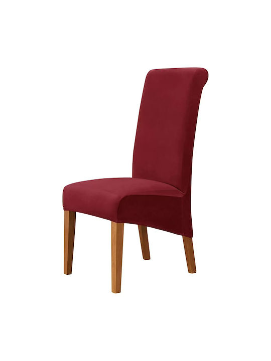 Mc Decor Elastic Cover for Chair Burgundy 2pcs 27249