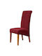 Mc Decor Soft Elastic Cover for Chair Burgundy 2pcs MCL.EL.SOFT.KP-MPORNTO