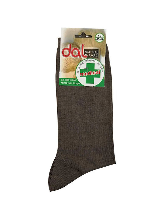 Dal Herren Socken Brown 1Pack