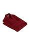 Homelovers Μπουρνούζι με Γιακά Bright Red 350gr/m²