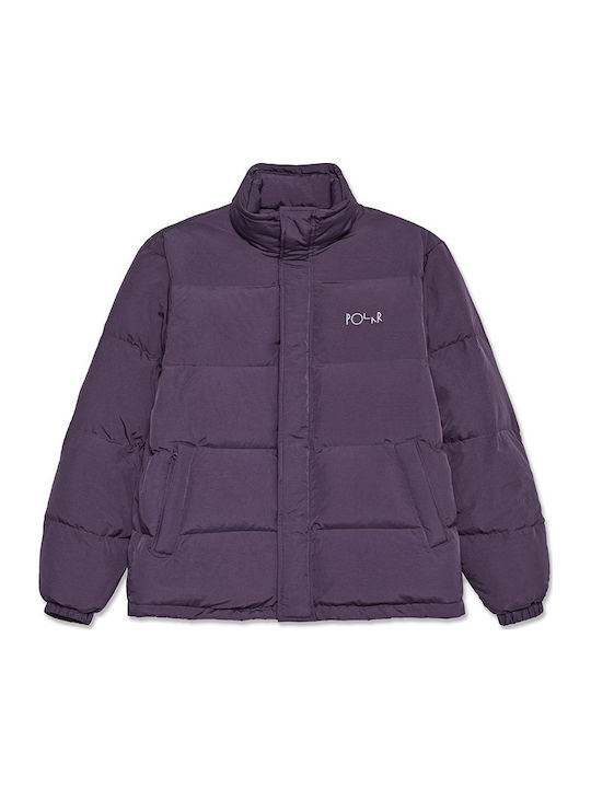 Якета Puffer Тъмно Лилаво