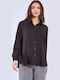 Celestino Women's Monochrome Black Shirt