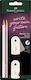 Комплект Faber Castell 218481 Sparkle Ii Coconut Rose 2 Молива Гума Острилка