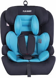 Fun Baby i-Size 9-36 kg με Isofix Μαύρο Γαλάζιο