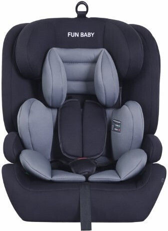 Fun Baby Καθισματάκι Αυτοκινήτου i-Size με Isofix Μαύρο Γκρι 9-36 kg