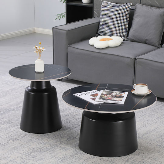 Central Dualis Black Marble Coffee Table Central Dualis Black Marble Coffee Table