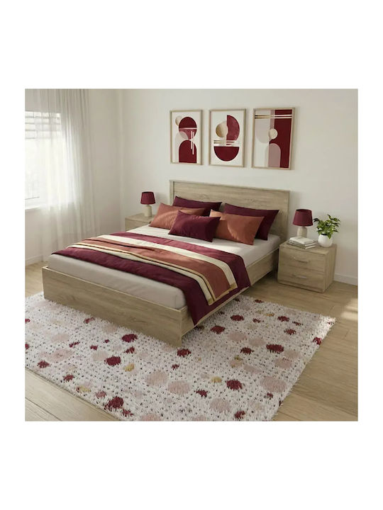 Σετ Κρεβατοκάμαρας Athos Sonoma με Τάβλες 160x2...