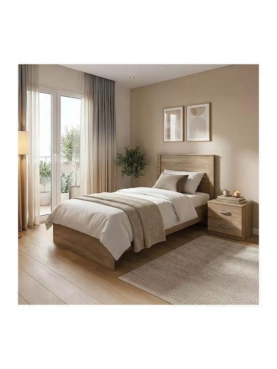 Σετ Комплект Спалня Athos Сонома с Матрак 90x190бр 2бр