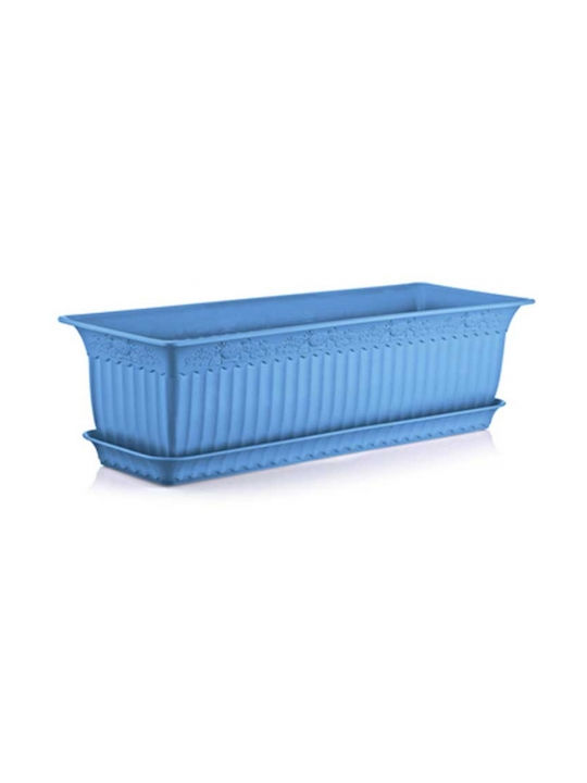 Raki Blumenkasten Blau 60x20x17cm