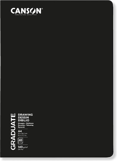 Блок Canson Graduate Sketch & Drawing 21x29,7 140г 20л