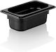 Tavă Gastronorm Policarbonat 1/9-65 176x108x65mm 570ml Neagră