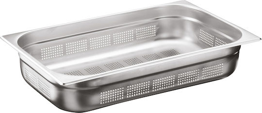 Tavă Gastronorm Perforată Din Oțel Inoxidabil Raki Gnp 1/1 100mm