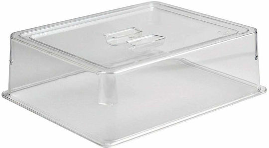 Lid Gastronorm Tray 1/2 100mm Raki 33x27xh10cm Transparent Polycarbonate