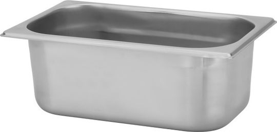 Tavă Gastronorm Din Oțel Inoxidabil Raki GN 1/4 100mm 2.8l