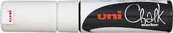 Uni Marker Liquid Chalk Pwe-8k White