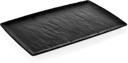 Tavă Melamină Neagră Aspect Șist Raki GN 1/1 53x32.5cm