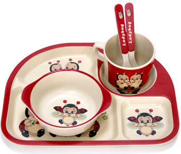 Raki Set de hrănire din Plastic 5buc