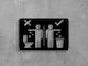 Wc Icon Sign Do Not Throw Paper Μεταλλο-μαυρο-χρωμα