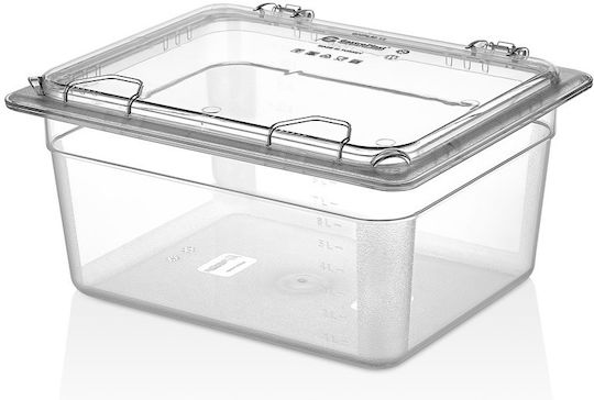 Culinaro Transparent Flip Lid Gastronorm Tray 1/2