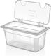Culinaro Capac Transparent Cu Clapet Pentru Tavă Gastronorm Gn 1/3