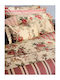 Down Town Home Sheet Sets Queen 245x270cm. S869 Antique Flower 4pcs