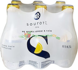 Σουρωτή Ανθρακούχο Νερό με Γεύση Λεμόνι 6x250ml
