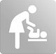 Πινακίδα Σήμανσης-baby Changing Station Ανοξειδωτο-ατσαλι-inox