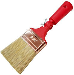 Extender Paint Brushes Screw Long Bristle Red Krausmann 2 5"