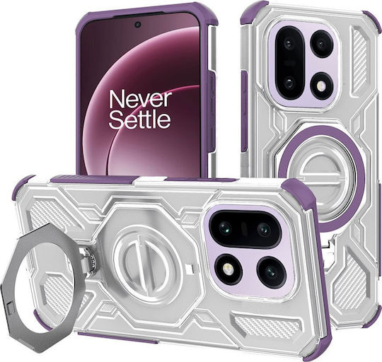 Techsuit Carbon С пълно покритие (360°) Лилав (OnePlus 15)